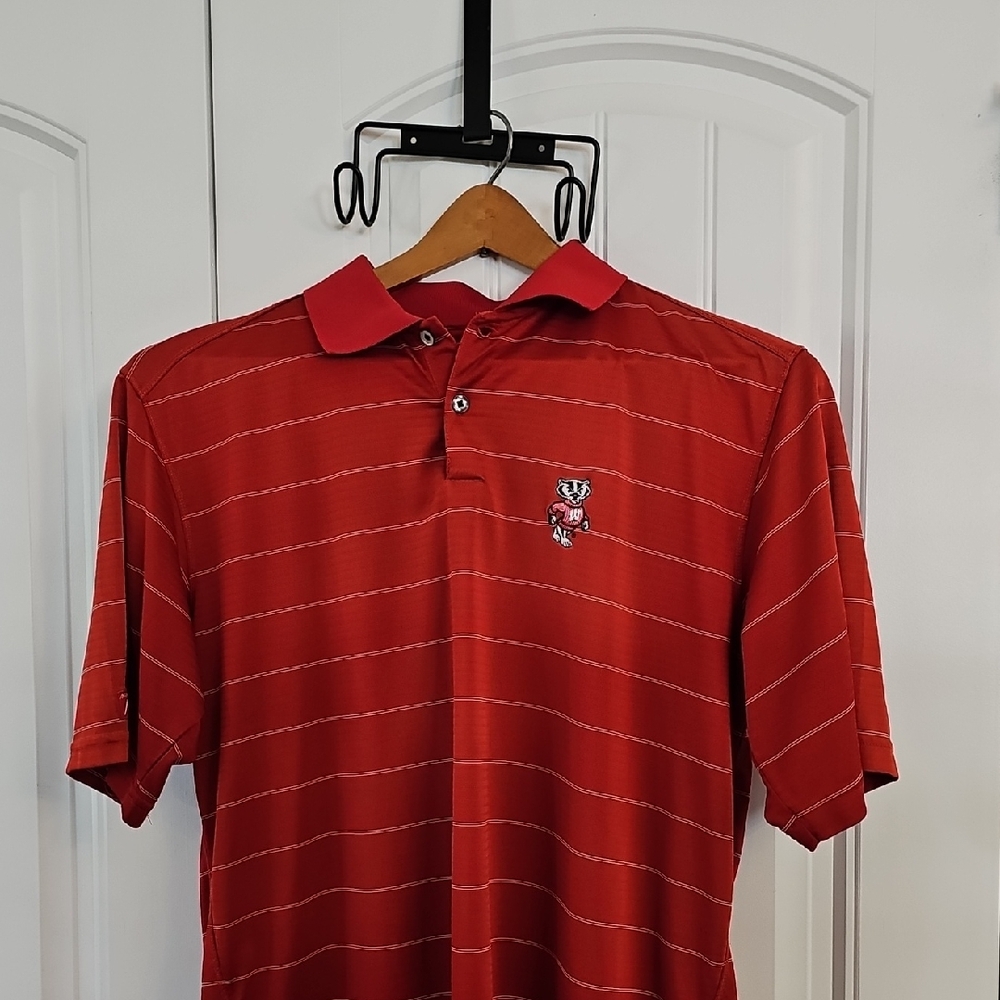 WI Bucky Badger Golf shirt.